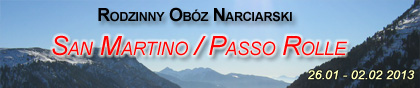 Obz narciarski San Martino / Passo Role